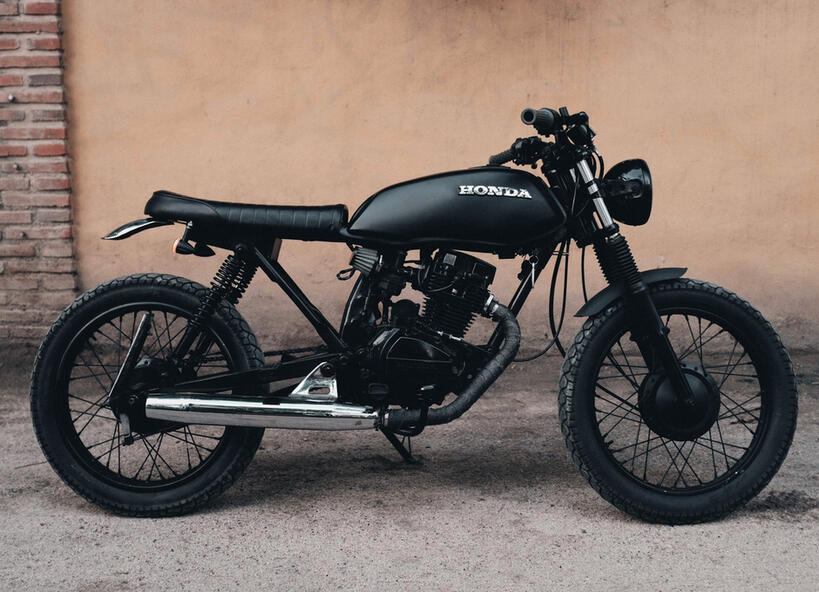 Sayu Customs Black Honda Sayu Customs Black Honda