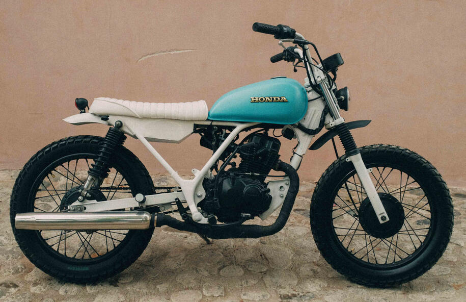 Blue Honda 150cc Blue Honda 150cc
